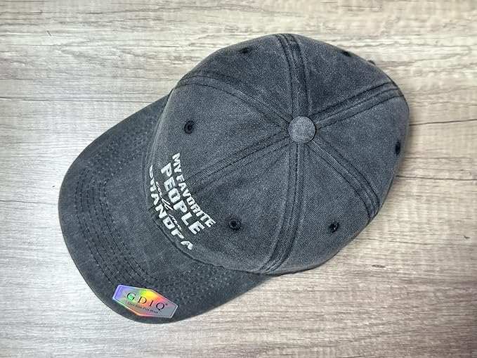 Adjustable Embroidery Baseball Hat for Men Women
