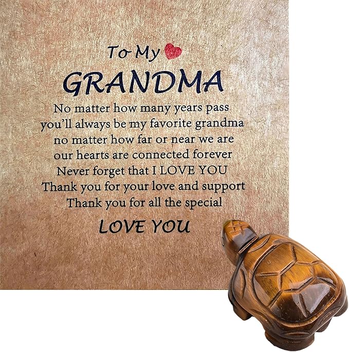 Tiger's Eye Turtle Figurine - 1.5" Miniature Travel Charm | Handcrafted Good Luck Gift for Women Travelers | Compact Keepsake for Adventure Enthusiasts