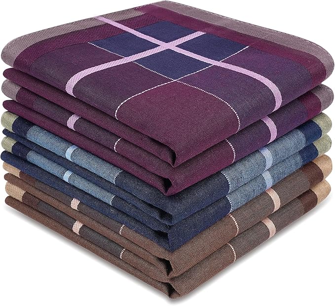 Selected Hanky 100% Cotton Handkerchiefs for Men