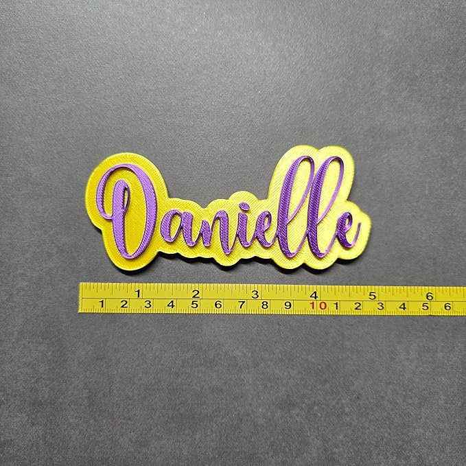 Iristy Custom name fridge magnet, family name magnets, locker name magnets, refrigerator name personalized magnet, many colors to choose from! A Flowing scripted style.