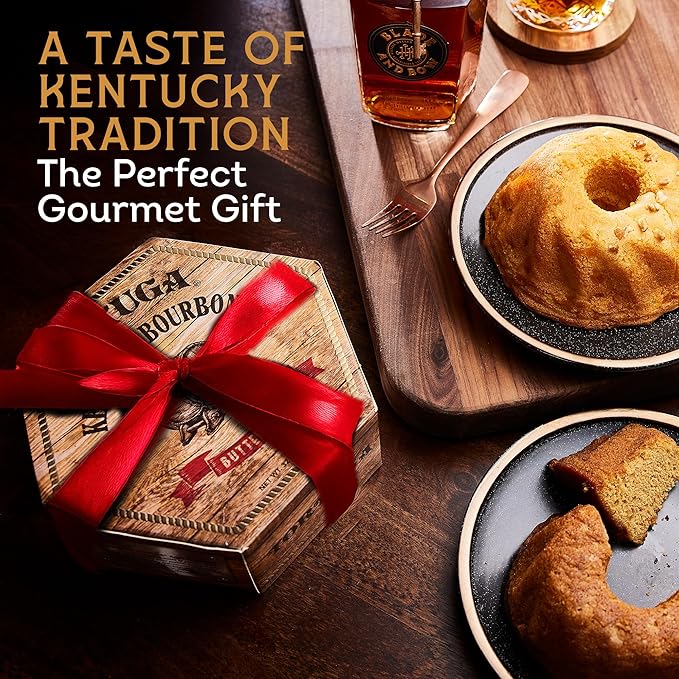 TORTUGA Kentucky Bourbon Butter Cake - 4 Oz. - 2 Pack - The Perfect Premium Gourmet Gift for Stocking Stuffers, Gift Baskets, and Christmas Gifts - Great Cakes for Delivery