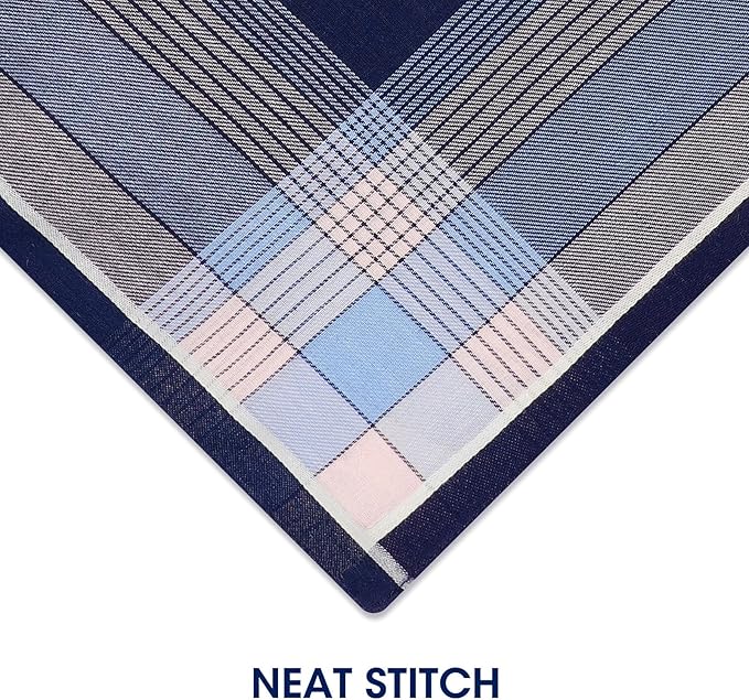 Selected Hanky 100% Cotton Handkerchiefs for Men