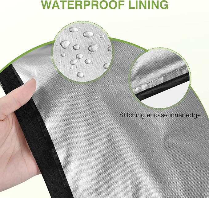 OTraki 12x16 inch Wet Bag 2Pcs Waterproof Swim Bag for Wet Clothes Small Swimsuit Dirty Clothes Laundry Bag Travel Machine Washable for Gym Beach Pool Drying Do Not Exceed 176℉ Black