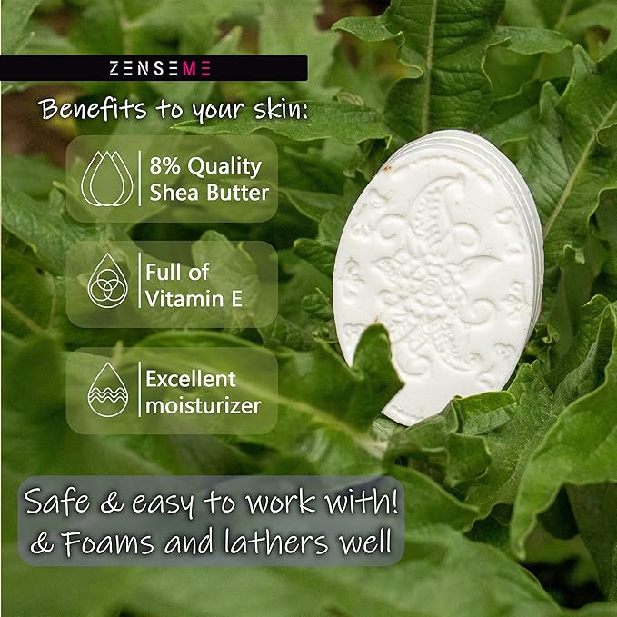10 LBS - Shea Butter Soap Base - Moisturizing Melt & Pour for Clear Soap Making - SLS/SLES Free - Natural Organic Vegan for Crafting - Easy & Gentle to Cut & Work With for DIY Crafting for Soapmaker