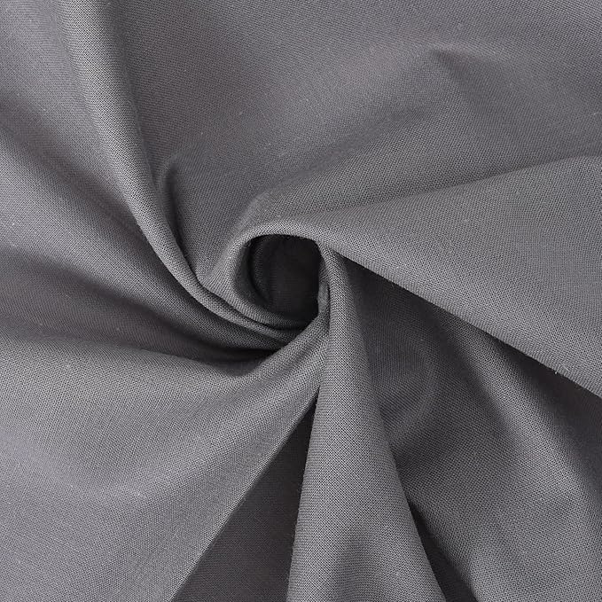 HOULIFE Men's Cotton Handkerchiefs, Solid Color 60S Soft Cotton Hankies for Men Women 6/12PCS 15.7"×15.7"