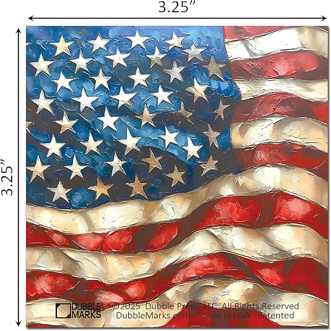 Bookmarks – Set of 2 | Pledge of Allegiance | Patriotic Line-Marking Bookmark for Readers | All-American Gift for Veterans, Patriots & Bookworms | Patented, Made in USA