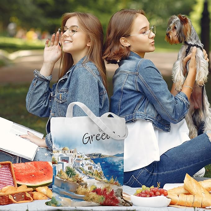 Europe Travel Souvenirs Gifts Tote Bags Reusable Grocery Bags London Paris Switzerland Gifts for Women