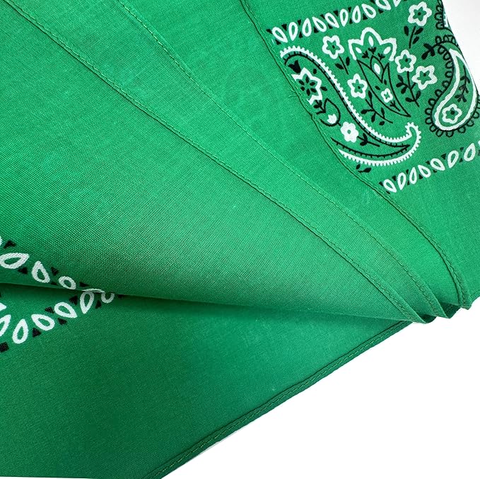 Vamqor Bandanas Gift Box 6 pack,Premium Super Soft 60s Cotton Paisley Bandannas Handkerchiefs for Men,Women and Kids