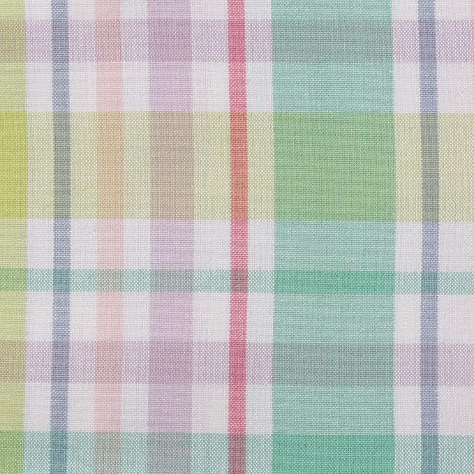 DII Spring Plaid Table Top Collection 100% Machine Washable Dress Up Your Table for Spring, Easter, Family Dinners, Picnics and Everyday, 60x84