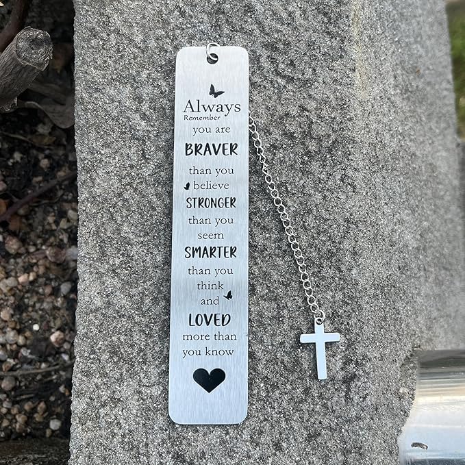 Christian Bookmark Gifts for Women Girls Boys, Inspirational Religious Book Mark Markers Faith