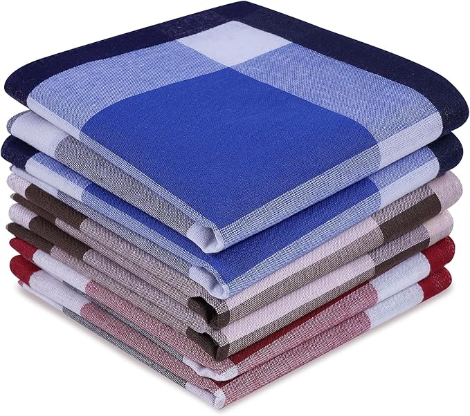 Selected Hanky 100% Cotton Handkerchiefs for Men