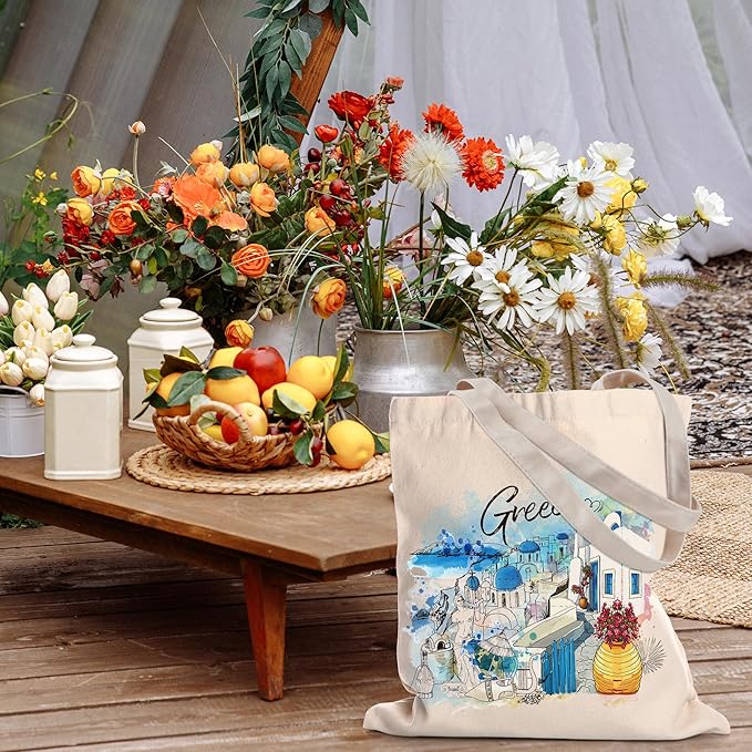 Europe Travel Souvenirs Gifts Tote Bags Reusable Grocery Bags London Paris Switzerland Gifts for Women