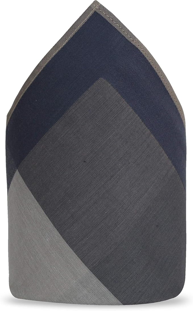 Caruso Italy 100% Cotton Men's Italia Handkerchief | Luxurious, Soft, and Ultra-Absorbent Handkerchief For Men | 50cm X 50cm
