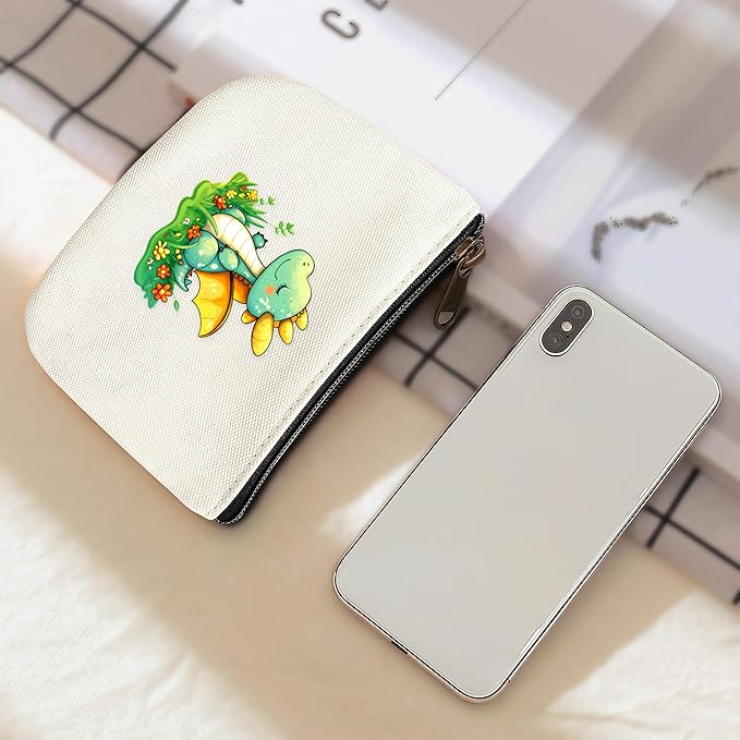 Dragon Coin Purse Pouch Bag Holder for Teens Girls Women Kids, Dragon Lovers Gifts Stuff Decor, Small Mini Purse Coin Card Key Headset Lipstick!