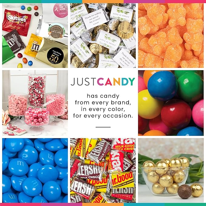 25 Pack of Personalized Milestone Birthday Party Favors For Adults - 50th 60th 70th 80th 90th 100th Birthday Candy Bar Wrappers - Candy Not Included - Personalize with Any Age